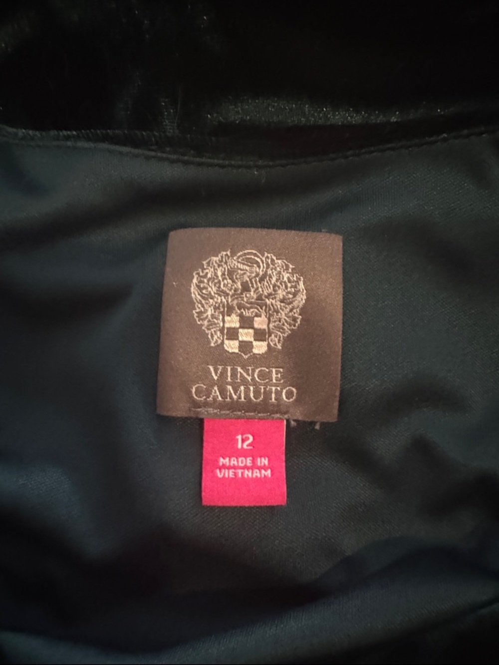 Vince Camuto Emerald Velvet Cowl-Neck Maxi Dress - Picture 10 of 10